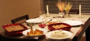 Vegan Thanksgiving Table